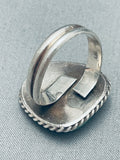 Stunning Vintage Native American Navajo Royston Turquoise Sterling Silver Ring Old-Nativo Arts