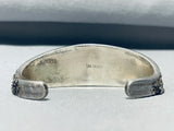 3d Forest Vintage Native American Navajo Sterling Silver Gold Sun Bracelet-Nativo Arts
