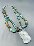 Ray Jack Native American Navajo Royston Turquoise Spiny Oyster Sterling Silver Necklace-Nativo Arts