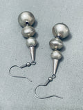 Superior Vintage Native American Navajo Sterling Silver Earrings