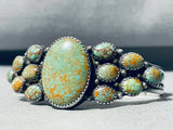 One Of The Best Ever Vintage Native American Navajo Royston Turquoise Sterling Silver Bracelet-Nativo Arts
