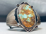 One Of The Best Vintage Native American Navajo Royston Turquoise Sterling Silver Bracelet-Nativo Arts