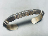 Roll The Dice!! Rare Vintage Native American Navajo Dice Sterling Silver Bracelet Cuff-Nativo Arts