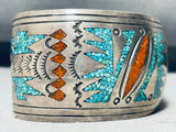 Tommy Singer!! Rare Early Hallmark Vintage Native American Navajo Sterling Silver Bracelet-Nativo Arts