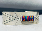 One Of The Most Unique Vintage Native American Navajo Virg Reeder Sterling Silver Bracelet-Nativo Arts