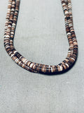 Fab Vintage Santo Domingo Dark Heishi Sterling Silver Necklace-Nativo Arts