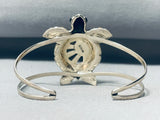Such Detail! Vintage Southwestern Tortoise Sterling Silver Bracelet-Nativo Arts