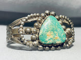 Gasp! Very Old Vintage Native American Navajo Royston Turquoise Sterling Silver Bracelet-Nativo Arts