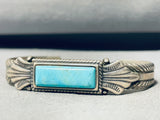 Native American Awesome Stacker Vintage Turquoise Sterling Silver Bracelet-Nativo Arts