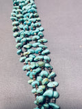 133 Grams Vintage Native American Navajo Royston Turquoise Heishi Necklace-Nativo Arts