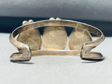 Rare Vintage Native American Navajo Royston Turquoise Sterling Silver Bracelet Old-Nativo Arts