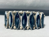 The Best Vintage Native American Navajo Hematite Sterling Silver Bracelet-Nativo Arts