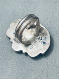 Superior Vintage Native American Navajo Sleeping Beauty Turquoise Sterling Silver Ring-Nativo Arts