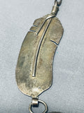 Important Walt Vandever Vintage Native American Navajo Sterling Silver Necklace-Nativo Arts