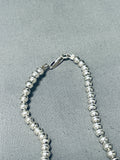 Native American Important Vintage Francisco Gomez Turquoise Sterling Silver Necklace-Nativo Arts