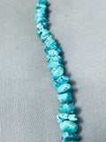 Chunky Nugget Vintage Native American Navajo Sterling Silver Necklace
