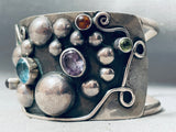 Raindrops Of Sterling Vintage Southwest Topaz Sterling Silver Bracelet-Nativo Arts