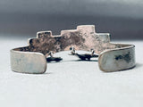 Pueblo Charm Vintage Native American Navajo Sterling Silver Bracelet Cuff-Nativo Arts