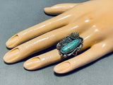 Superb Vintage Native American Navajo Royston Turquoise Sterling Silver Ring-Nativo Arts