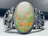 The Best Gary Reeves Vintage Green Turquoise Sterling Silver Bracelet-Nativo Arts
