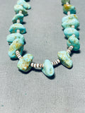 Native American Breathtaking Vintage Santo Domingo Royston Turquoise Shell Necklace-Nativo Arts