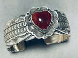Important Dave Reeves Carnelian Vintage Sterling Silver Bracelet-Nativo Arts