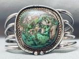 Incredible Vintage Native American Navajo Royston Turquoise Sterling Silver Bracelet Old-Nativo Arts