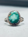 Early Deposit Turquoise!! Vintage Native American Navajo Royston Sterling Silver Ring-Nativo Arts