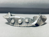 Gasp! Elevated Workmanship Hand Twisted Sterling Silver Vintage Native American Navajo Bracelet-Nativo Arts