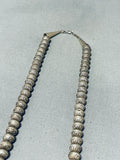 Sparkling Vintage Native American Navajo Pearls Sterling Silver Necklace-Nativo Arts