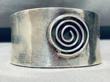 Mesmerizing Vintage Native American Navajo Sterling Silver Bracelet Cuff-Nativo Arts