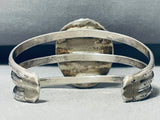 Fascinating Vintage Native American Navajo Gilbert Turquoise Sterling Silver Bracelet-Nativo Arts