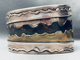 One Of The Most Unique Ever Vintage Southwest Sterling Silver Bracelet-Nativo Arts