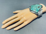 Museum Quality Vintage Native American Navajo Royston Turquoise Sterling Silver Bracelet-Nativo Arts