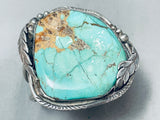 Alice Platero Rare Vintage Native American Navajo Royston Turquoise Sterling Silver Bracelet