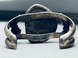 Rare Ithaca Peak Turquoise Vintage Native American Navajo Sterling Silver Bracelet-Nativo Arts