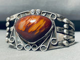 Fruit Jam Agate Vintage Native American Navajo Sterling Silver Bracelet-Nativo Arts