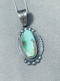 Important Vintage Native American Navajo Royston Turquoise Sterling Silver Necklace