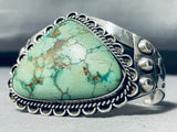 One Of Best Ever Carico Lake Turquoise Vintage Native American Navajo Sterling Silver Bracelet-Nativo Arts