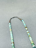 Native American Spectacular Vintage Santo Domingo Royston Turquoise Sterling Silver Necklace-Nativo Arts