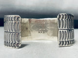 One Of The Best Vintage Native American Navajo Carico Lake Turquoise Sterling Silver Bracelet-Nativo Arts