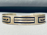 Ben Mansfield Private Collection Vintage Native American Hopi Sterling Silver Bracelet-Nativo Arts