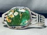 Damale Turquoise!! Vintage Native American Navajo Sterling Silver Rare Bracelet-Nativo Arts