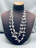 Dolphin And Bird Fetish!! Vintage Native American Zuni Hand Carved Sterling Silver Necklace-Nativo Arts