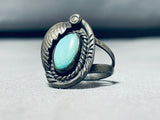 Captivating Vintage Native American Navajo Royston Turquoise Sterling Silver Ring-Nativo Arts