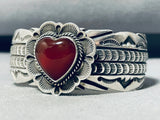 Important Dave Reeves Carnelian Vintage Sterling Silver Bracelet-Nativo Arts