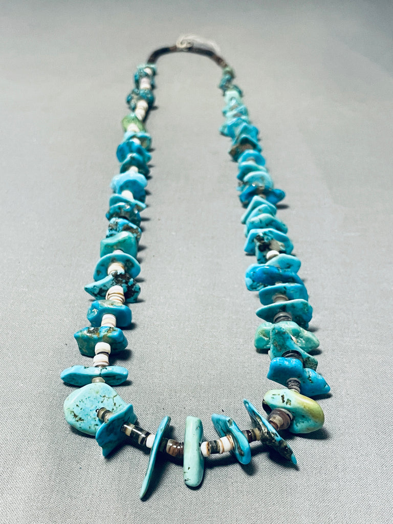 Navajo factory Turquoise Nugget and Heishi Necklace