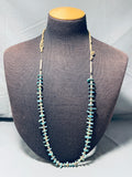 1950's Rare Vintage Native American Navajo Royston & Kingman Turquoise Necklace-Nativo Arts