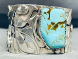 One Of The Most Skilled Sterling Silver Vintage Native American Navajo Turquoise Bracelet-Nativo Arts