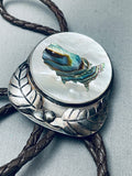 United States One Of A Kind Vintage Native American Navajo Sterling Silver Bolo Tie-Nativo Arts